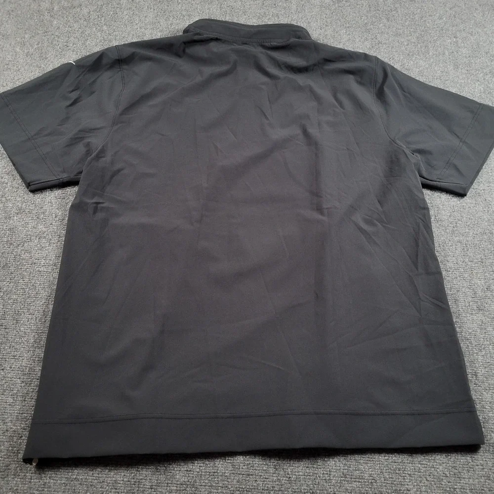 New York Jets Windshirt‎ Mens XL Black Packable Hood Pullover NFL Football Nike